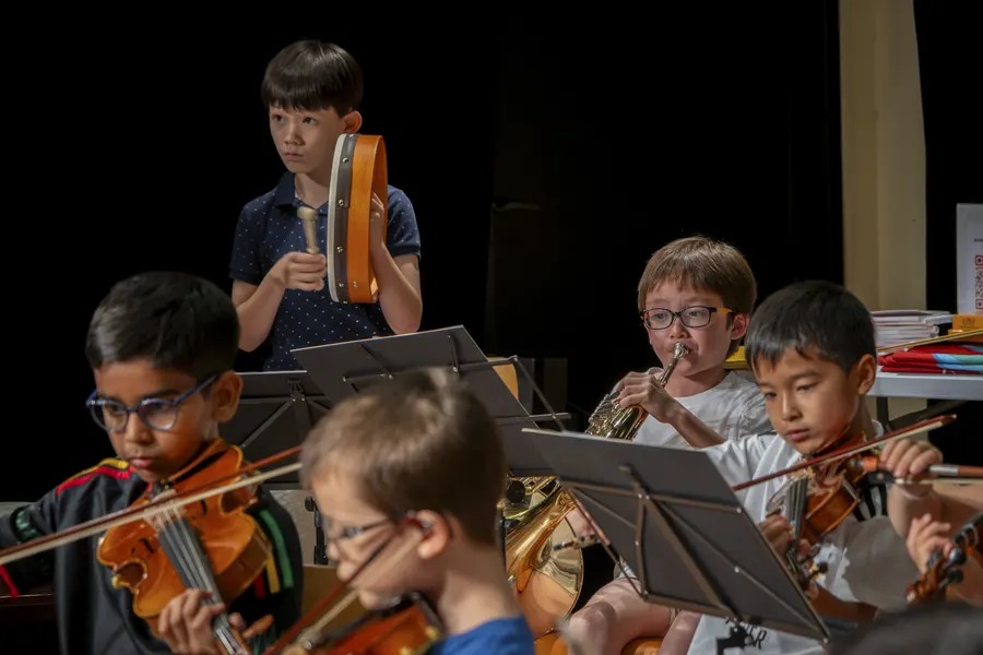 Orchestra Jam — youth music workshop photography by Stuart Rankin
