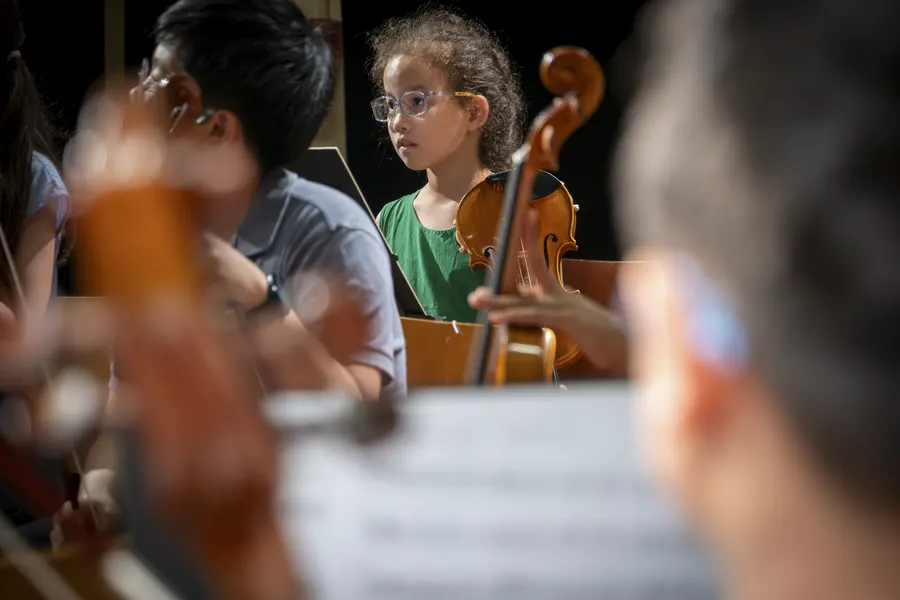 Orchestra Jam — youth music workshop photography by Stuart Rankin