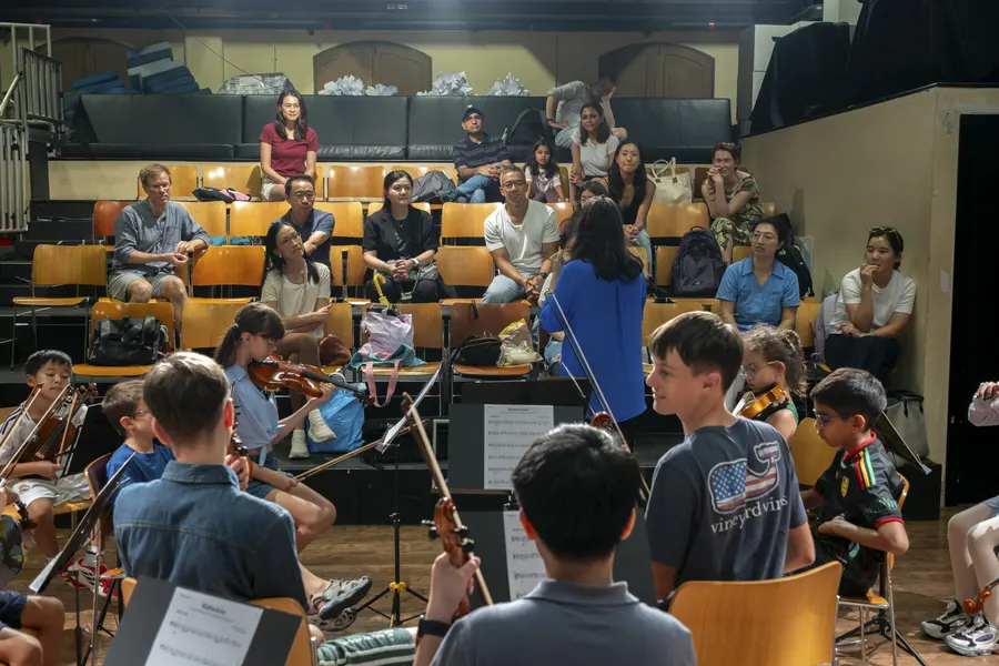 Orchestra Jam — youth music workshop photography by Stuart Rankin