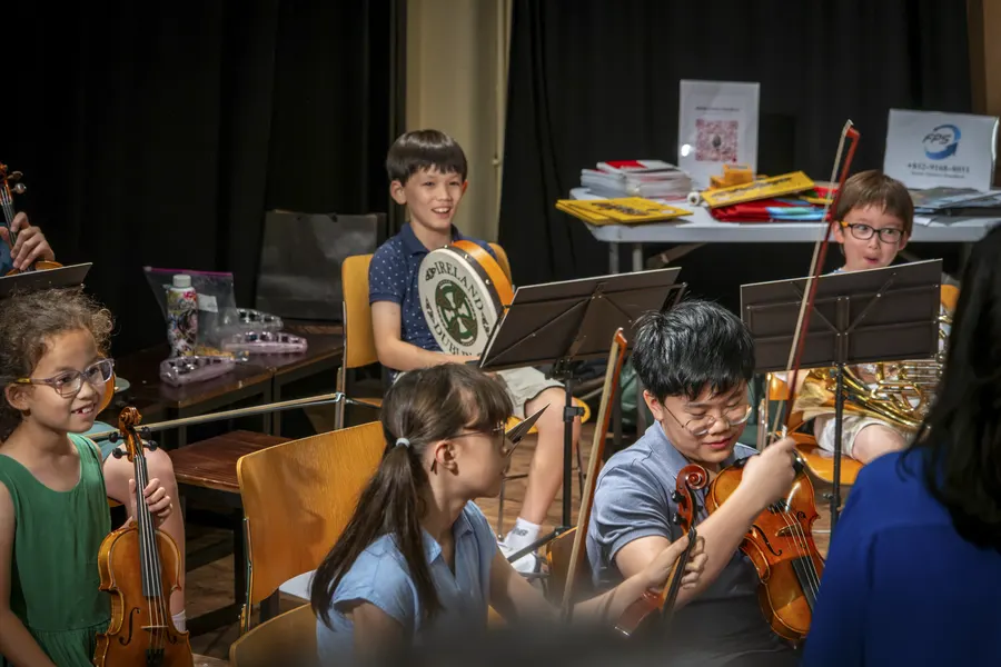 Orchestra Jam — youth music workshop photography by Stuart Rankin